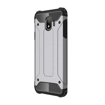 Caseup Samsung Galaxy J4 Kılıf Tank Gri