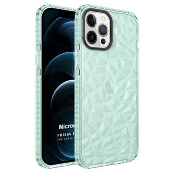 Microsonic Apple iPhone 12 Pro Max Kılıf Prism Hybrid Yeşil