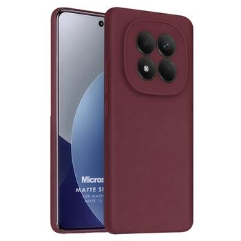 Microsonic Matte Silicone Xiaomi Redmi Note 15 Pro 4G Kılıf Mor