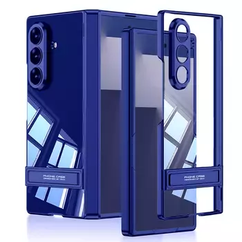 Microsonic Samsung Galaxy Z Fold 7 Kılıf Clarity Stand Lacivert