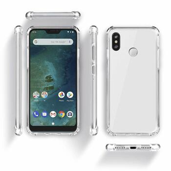 Microsonic Xiaomi Mi A2 Lite Kılıf Anti Shock Silikon Şeffaf