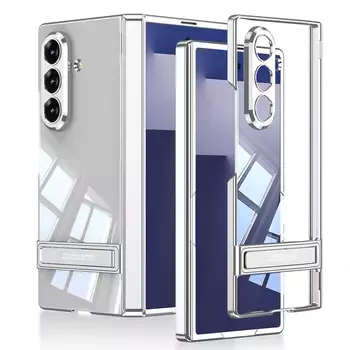 Microsonic Samsung Galaxy Z Fold 7 Kılıf Clarity Stand Gümüş