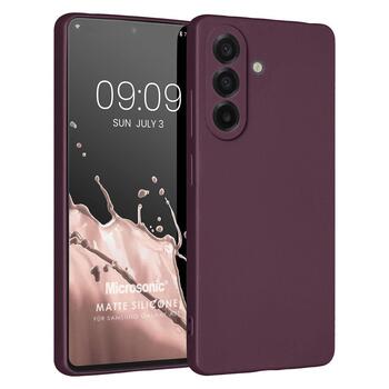 Microsonic Matte Silicone Samsung Galaxy A37 Kılıf Mor