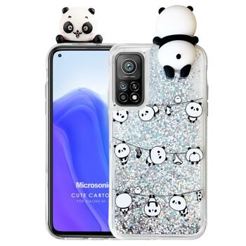 Microsonic Xiaomi Mi 10T Kılıf Cute Cartoon Panda