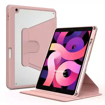 Microsonic Apple iPad 10.2'' 8. Nesil Kılıf (A2270-A2428-A2429-A2430) Regal Folio Pembe