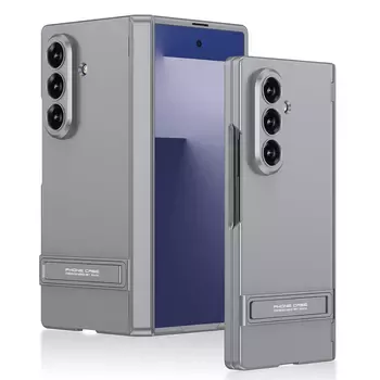 Microsonic Samsung Galaxy Z Fold 7 Kılıf Fusion Stand Gri