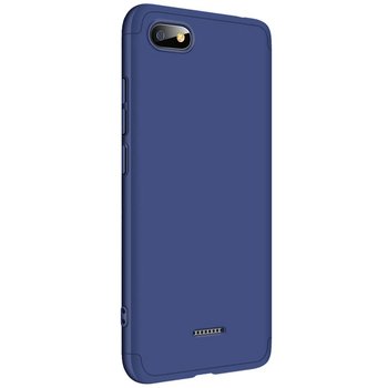 Microsonic Xiaomi Redmi 6A Kılıf Double Dip 360 Protective AYS Lacivert