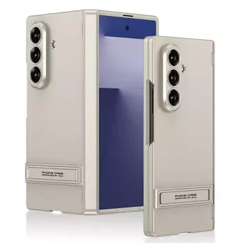 Microsonic Samsung Galaxy Z Fold 7 Kılıf Fusion Stand Bej