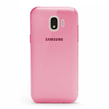 Caseup Samsung Grand Prime Pro Kılıf Transparent Soft Pembe