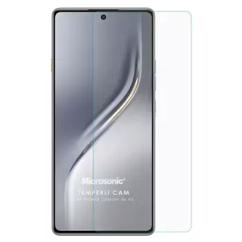 Microsonic TECNO Camon 40 4G Tempered Glass Cam Ekran Koruyucu