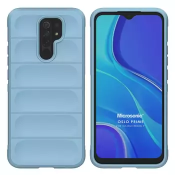 Microsonic Xiaomi Redmi 9 Kılıf Oslo Prime Mavi