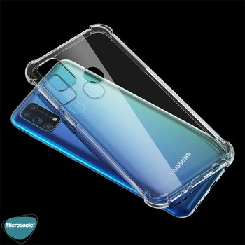 Microsonic Samsung Galaxy M31 Kılıf Anti Shock Silikon Şeffaf