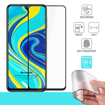 Microsonic Xiaomi Redmi Note 9S Matte Flexible Ekran Koruyucu Siyah