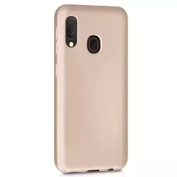 Microsonic Matte Silicone Samsung Galaxy A20e Kılıf Gold