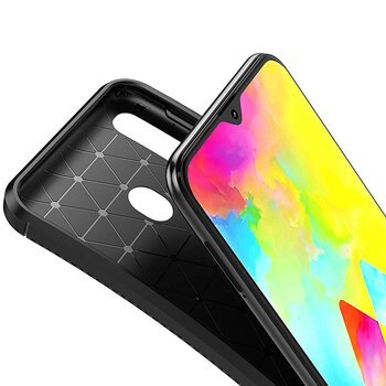 Microsonic Samsung Galaxy M30 Kılıf Legion Series Kahverengi