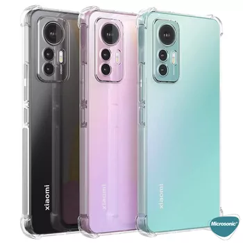 Microsonic Xiaomi Redmi Note 12S Kılıf Shock Absorbing Şeffaf