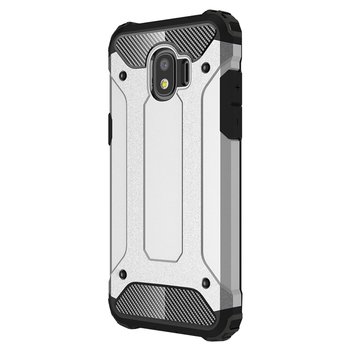 Caseup Samsung Grand Prime Pro Kılıf Tank Gümüş