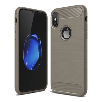 Microsonic Apple iPhone XS Max Kılıf Room Silikon Gri