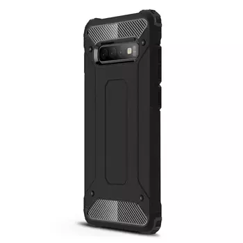 Microsonic Samsung Galaxy S10 Kılıf Rugged Armor Siyah