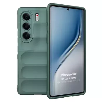 Microsonic TECNO Camon 40 Pro Kılıf Oslo Prime Yeşil
