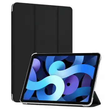 Microsonic Apple iPad 10.Nesil 10.9`` Kılıf (A2696-A2757-A2777) Slim Translucent Back Smart Cover Siyah