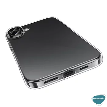 Microsonic Apple iPhone 17 Kılıf Non Yellowing Crystal Clear Sararma Önleyici Kristal Şeffaf