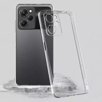 Microsonic Xiaomi Redmi Note 12 Pro+ 5G Kılıf Transparent Soft Şeffaf