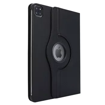 Microsonic Apple iPad Pro 13 2024 Kılıf (A2925-A2926) 360 Rotating Stand Deri Siyah