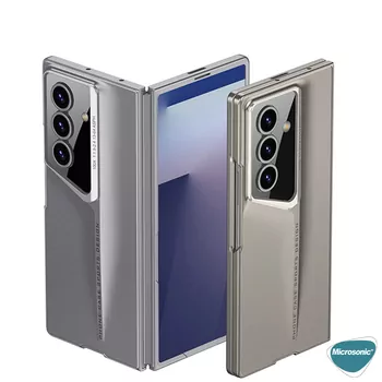 Microsonic Samsung Galaxy Z Fold 7 Kılıf Sports Armor Bej