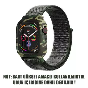 Microsonic Apple Watch Ultra Kordon Camouflage Armor Pro Sarı