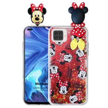 Microsonic Oppo Reno 4 Lite Kılıf Cute Cartoon Minnie Mouse