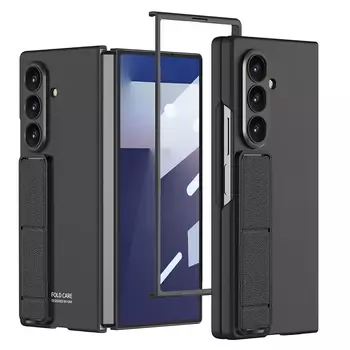 Microsonic Samsung Galaxy Z Fold 7 Kılıf Shape Hard Stand Siyah