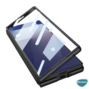 Microsonic Samsung Galaxy Z Fold 7 Kılıf Shape Hard Stand Siyah