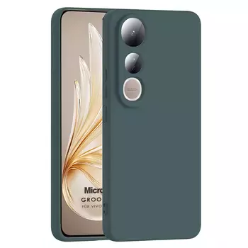 Microsonic Vivo V50 Lite 5G Kılıf Groovy Soft Koyu Yeşil