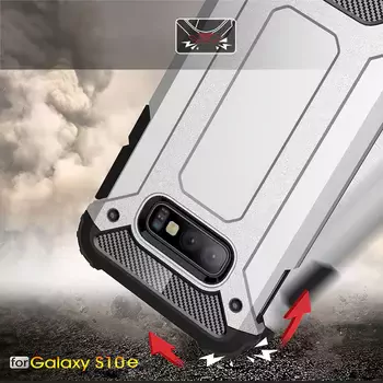 Microsonic Samsung Galaxy S10e Kılıf Rugged Armor Mavi