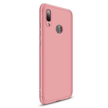 Microsonic Huawei Y7 2019 Kılıf Double Dip 360 Protective AYS Rose Gold