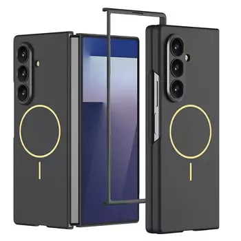 Microsonic Samsung Galaxy Z Fold 7 Kılıf Shape Hard MagSafe Siyah