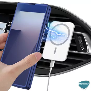 Microsonic Samsung Galaxy Z Fold 7 Kılıf Shape Hard MagSafe Siyah