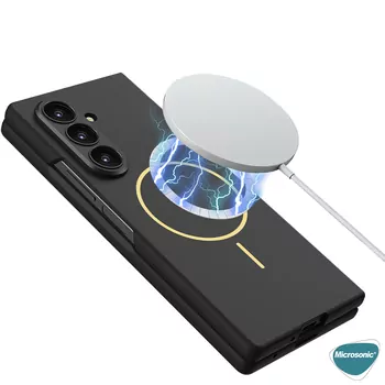 Microsonic Samsung Galaxy Z Fold 7 Kılıf Shape Hard MagSafe Siyah