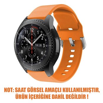 Microsonic Huawei Honor Magic Watch 2 46mm Silikon Kordon Turuncu