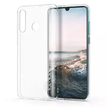 Microsonic Huawei P30 Lite Kılıf Transparent Soft Beyaz