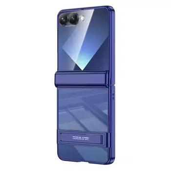 Microsonic Samsung Galaxy Z Flip 7 Kılıf Clarity Stand Lacivert