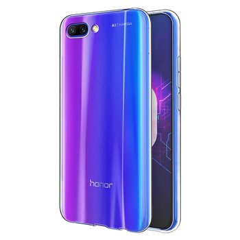 Microsonic Huawei Honor 10 Kılıf Transparent Soft Beyaz