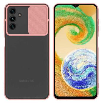 Microsonic Samsung Galaxy A13 Kılıf Slide Camera Lens Protection Pembe