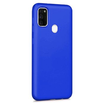 Microsonic Samsung Galaxy M21 Kılıf Matte Silicone Mavi