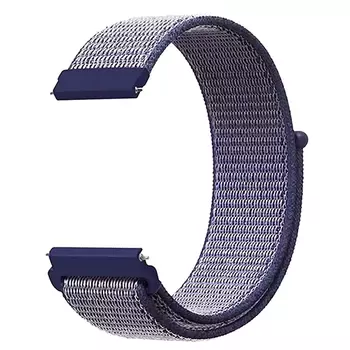 Microsonic Amazfit GTR 2e 47mm Hasırlı Kordon Woven Sport Loop Mor