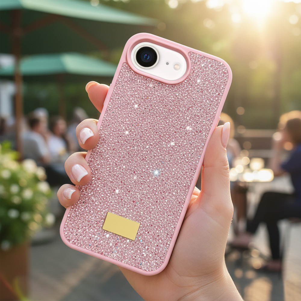 Microsonic Apple iPhone 17e Kılıf Cosmic Shine Pembe