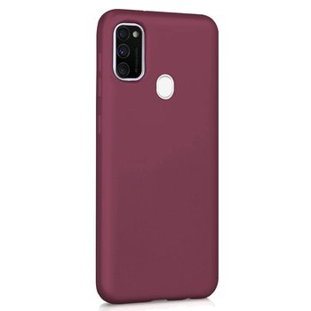 Microsonic Samsung Galaxy M21 Kılıf Matte Silicone Mor