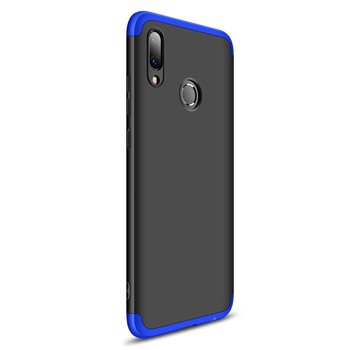 Microsonic Huawei Y7 Prime 2019 Kılıf Double Dip 360 Protective AYS Siyah Mavi