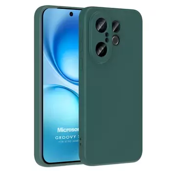 Microsonic Vivo X200 FE 5G Kılıf Groovy Soft Koyu Yeşil